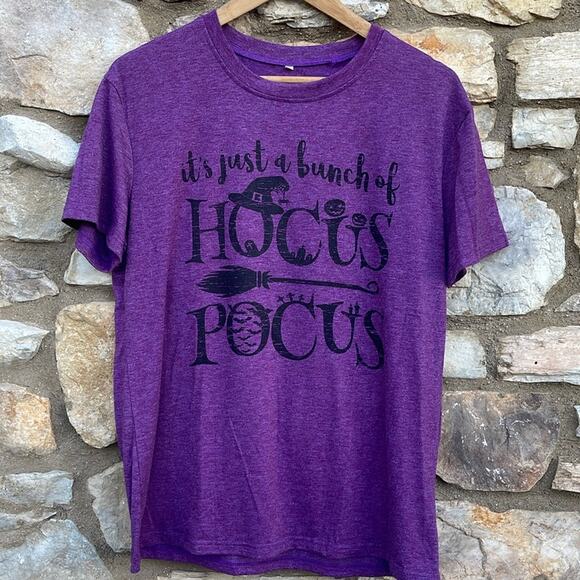 Hocus Pocus Purple Halloween t-shirt size large - Picture 4 of 6